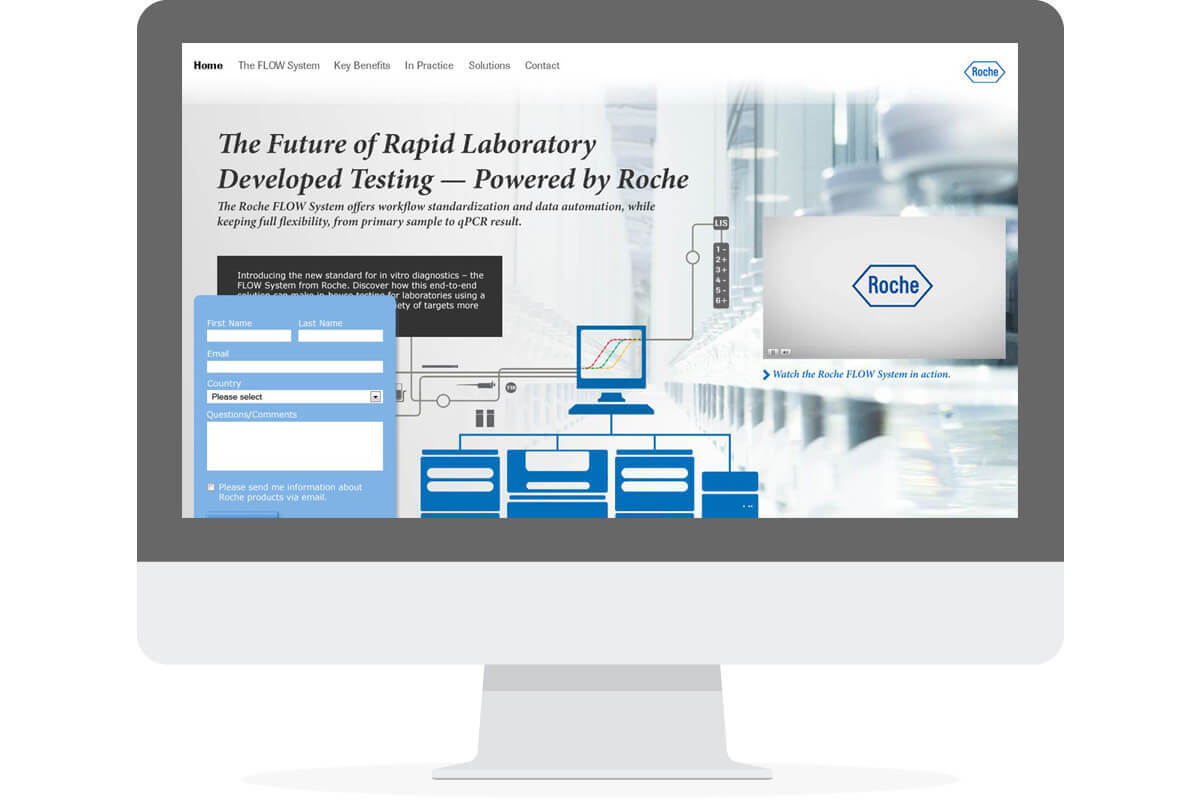 Roche Flow Microsite 1